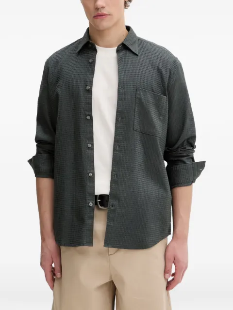 Marc O'Polo textured chest-pocket shirt Green 5000014296