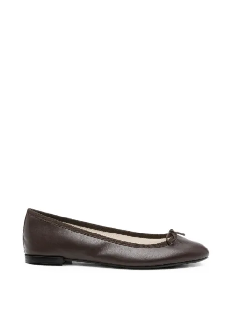 Repetto bow-detail ballet flats Brown V1790VE