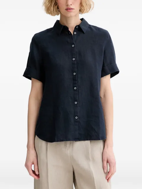 Marc O'Polo short-sleeved linen shirt Blue 5000014553