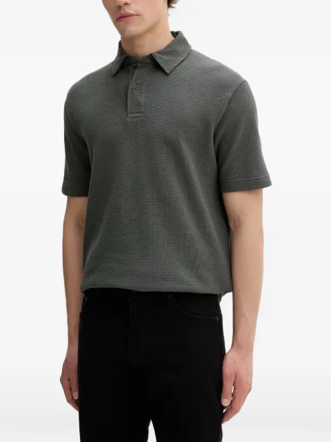 Marc O'Polo textured short-sleeve Polo shirt Green 5000014291