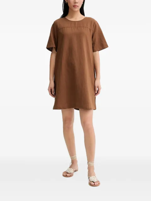 Marc O'Polo back-tie mini dress Brown 5000010265