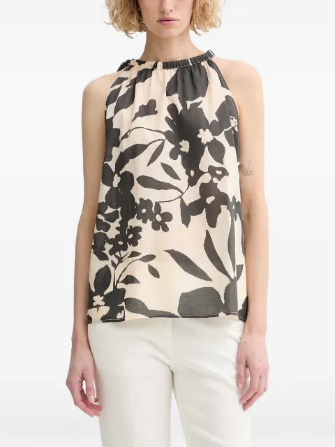 Marc O'Polo floral-print halterneck top Neutrals 5000014028