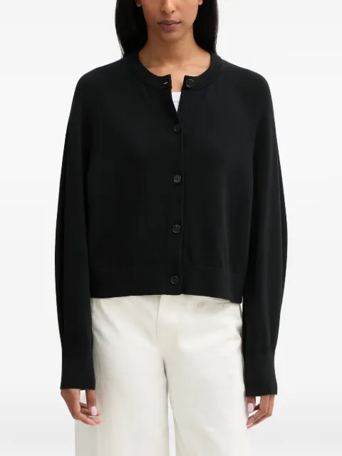 Marc O'Polo raglan-sleeve button-up cardigan Black 5000014406