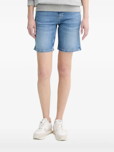 Marc O'Polo faded-effect five-pocket shorts Blue 5000014200