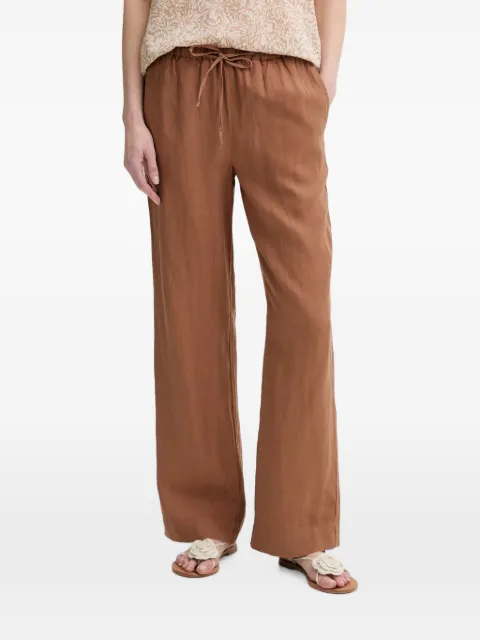 Marc O'Polo drawstring wide-leg cotton trousers Brown 5000014490