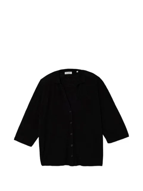 Marc O'Polo button-up slub-texture cardigan Black 5000014194