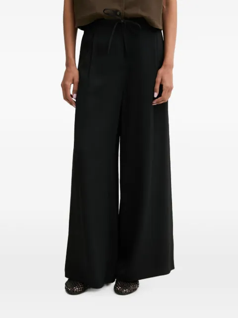Marc O'Polo pleated drawstring-waist trousers Black 5000014351