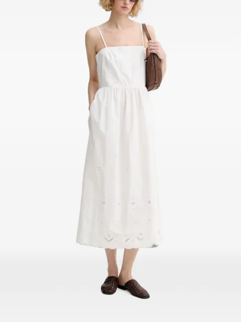 Marc O'Polo shirred-back midi dress White 5000010189