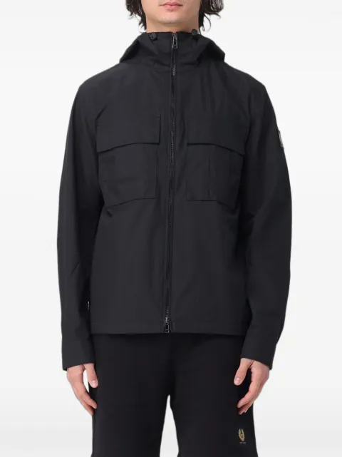Belstaff hooded pocket-detail jacket Black 106246BLACK