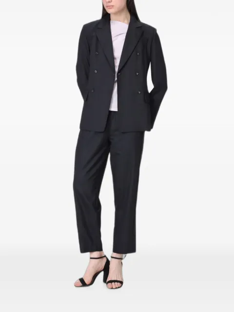 Tela double-breasted blazer Black 060132X001
