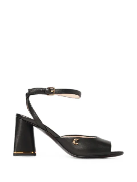 Coccinelle C-Everyday leather heeled sandals Black E4U1L180201