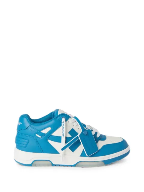 Off-White Out Of Office panelled leather sneakers Blue OF05724101WHTNBL