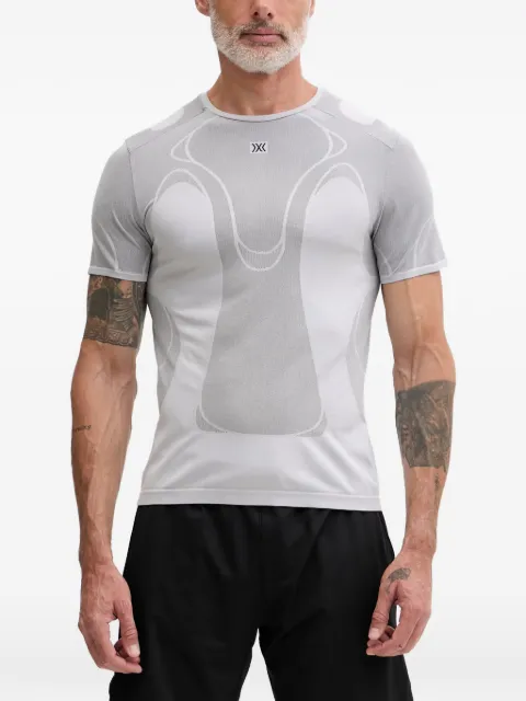 X BIONIC logo-patch short-sleeve T-shirt Grey R2BBS26M