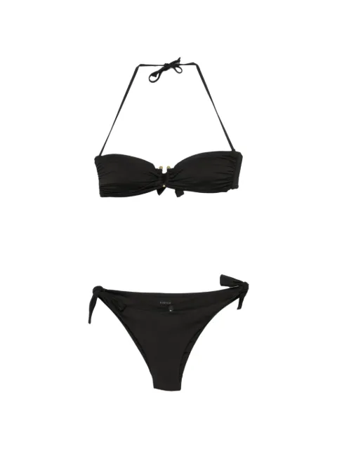 Fisico side-tie bikini Black S6FFR89M0