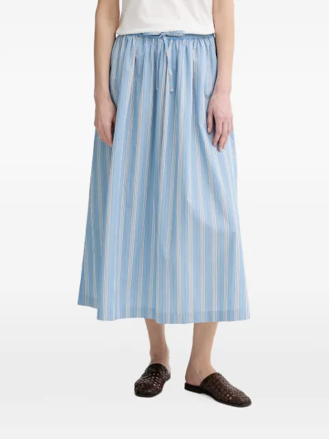 Marc O'Polo striped drawstring maxi skirt Blue 5000011167