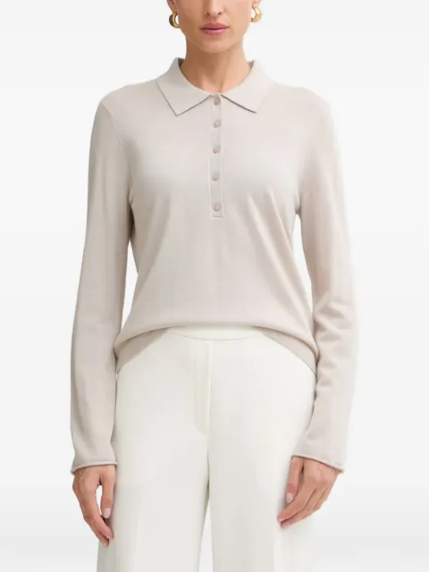 Marc O'Polo long-sleeve polo shirt Neutrals 5000014420