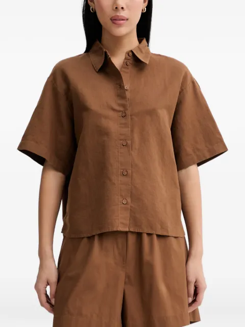 Marc O'Polo short-sleeved shirt Brown 5000009839