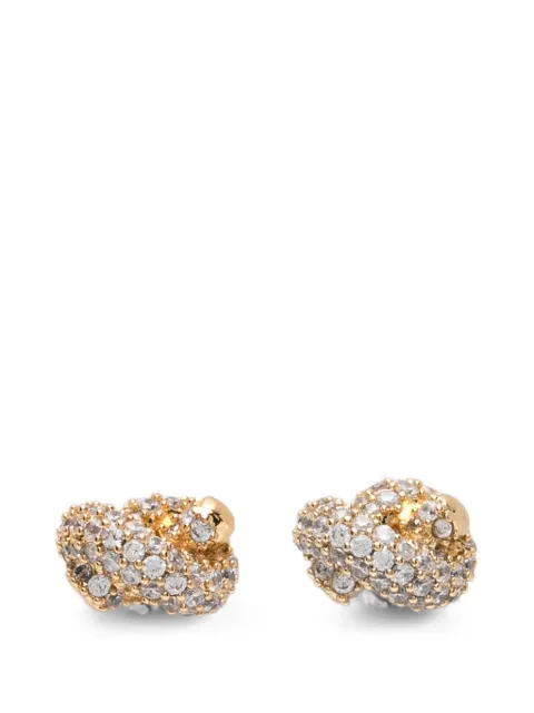Kate Spade Sailor crystal-embellished heart earrings Gold KO302
