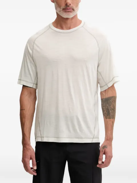 Mammut x Hiking Patrol raglan-sleeve logo-patch T-shirt Neutrals 101707950