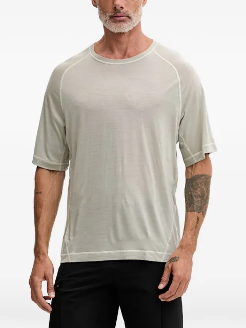 Mammut x Hiking Patrol raglan-sleeve logo-patch T-shirt Neutrals 101707950