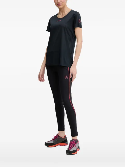La Sportiva logo-print short-sleeve T-shirt Black ZART072