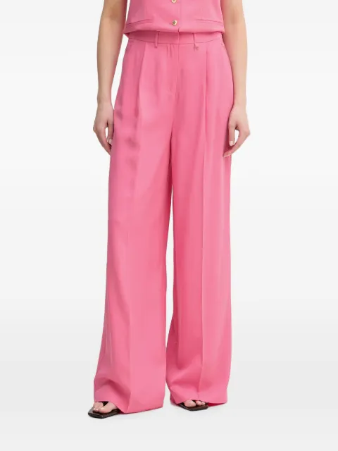 Lola Casademunt pleated-detailing wide-leg trousers Pink LS2614038