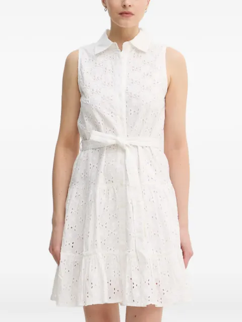 Lola Casademunt mini broderie-anglaise tiered dress White LS2616037