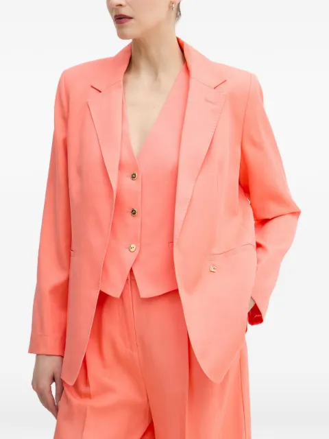Lola Casademunt notched-lapel blazer Orange LS2602038