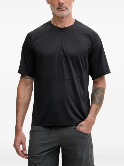 Mammut x Hiking Patrol zip-fastening raglan-sleeve T-shirt Black 101707940