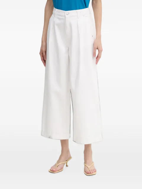 Joop! Enrica cropped wide-leg jeans White 30102760
