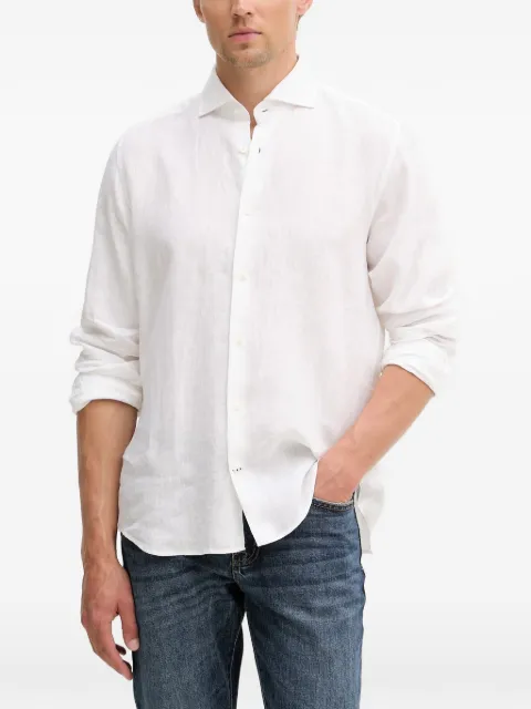 Joop! Pai spread-collar long-sleeve shirt White 30102661