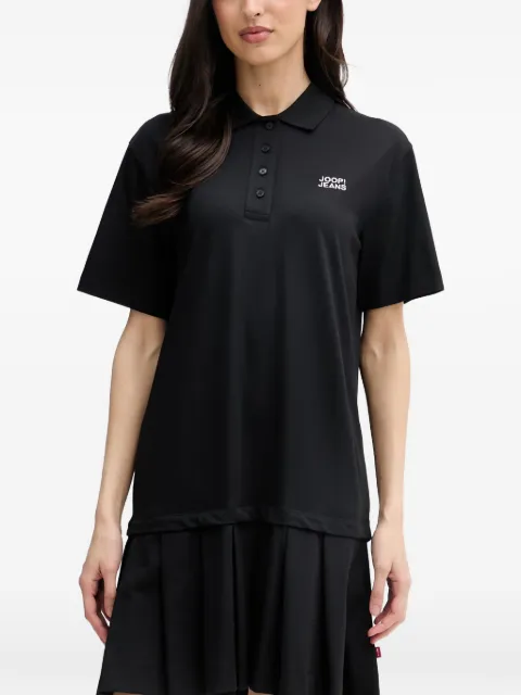 Joop! Tadena pleated-skirt mini polo dress Black 30100680