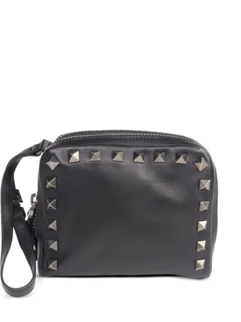 Valentino Garavani Pre-Owned Rockstud clutch bag Black CLUTCH