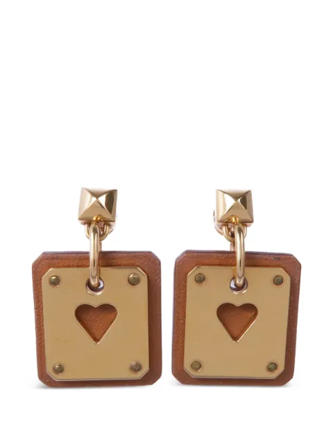 Hermès Pre-Owned As de Coeur earrings Gold ACDECOEUR