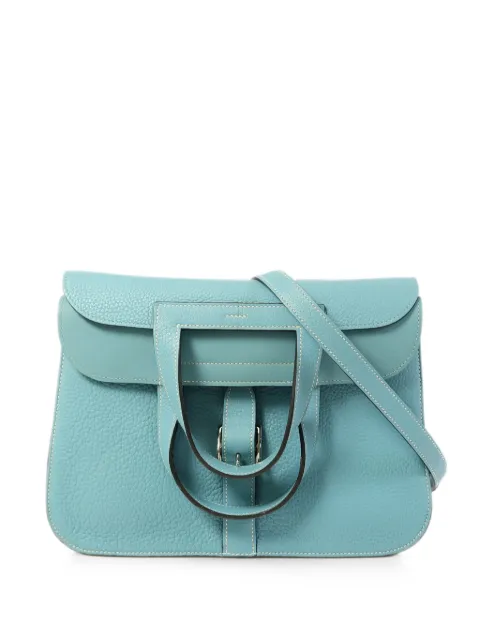 Hermès Pre-Owned Halzan 31 shoulder bag Blue T3Z