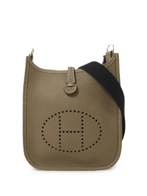 Hermès Pre-Owned TPM Evelyne leather shoulder bag Grey K18