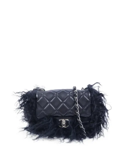 CHANEL Pre-Owned CC turn-lock chain cross body bag Black CHAINSHOULDER