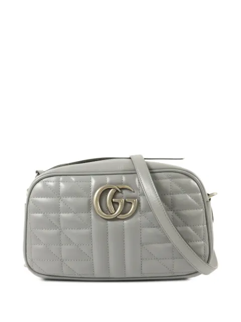 Gucci Pre-Owned GG Marmont shoulder bag Grey 447632