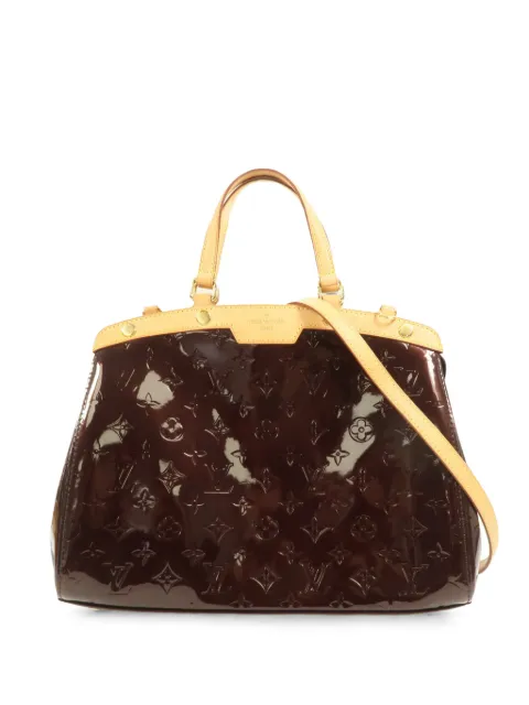 Louis Vuitton Pre-Owned MM Vernis Brea shoulder bag Brown M91690