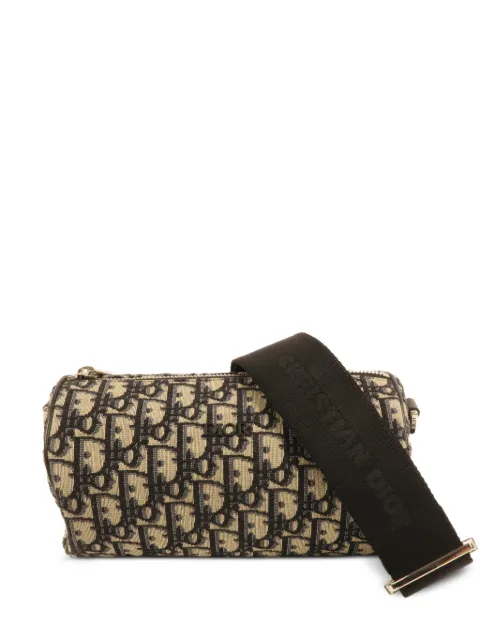 Christian Dior Pre-Owned Oblique shoulder bag Blue ROLLERMESSENGERBAG