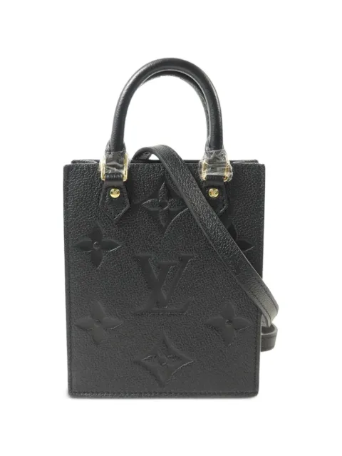 Louis Vuitton Pre-Owned Monogram Empreinte Petit Sac Plat tote bag Black M80478