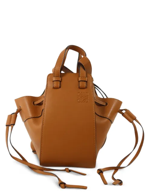 Loewe Pre-Owned mini Hammock tote bag Brown 051850
