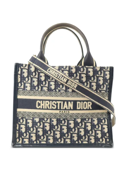 Christian Dior Pre-Owned Oblique Book tote bag Blue 2181700050750