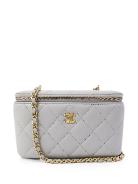 CHANEL Pre-Owned quilted shoulder bag Grey AP2303