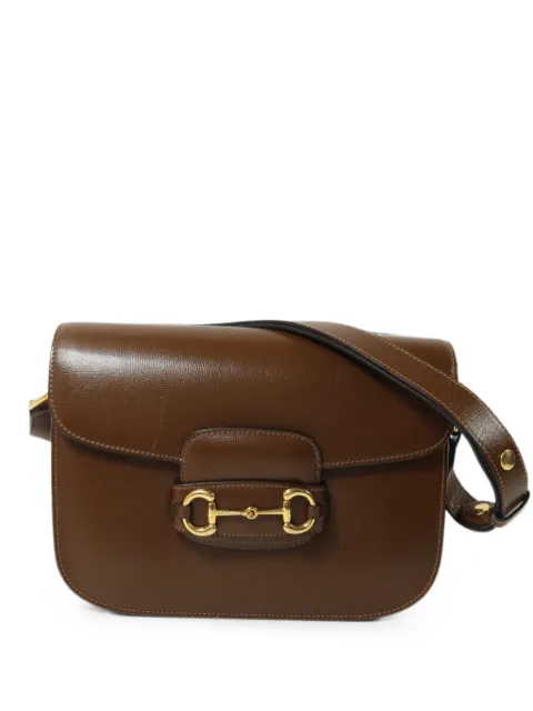 Gucci Pre-Owned Horsebit 1955 shoulder bag Brown 602204