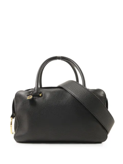 Delvaux Vintage MM Cool Box leather tote bag Black COOLBOXMM