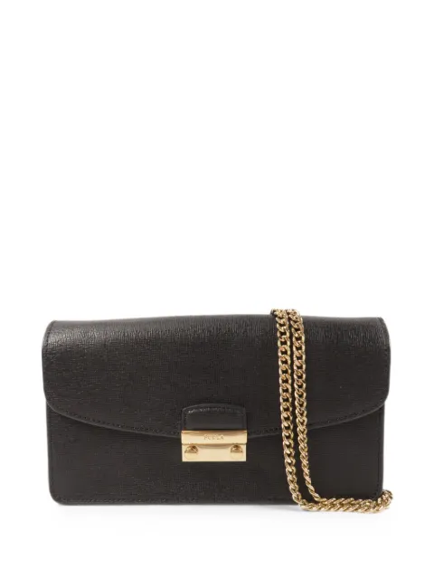 Furla chain-link shoulder bag Black CHAINSHOULDER