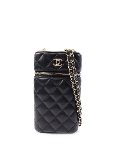 CHANEL Pre-Owned CC quilted shoulder bag Black AP2091