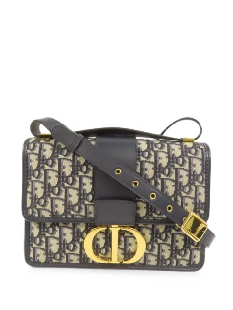 Christian Dior Pre-Owned 30 Montaigne Oblique shoulder bag Blue 2182000015463