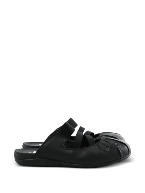 PUMA Speedcat elasticated strap mules Black 409618